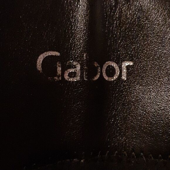 Gabor Astoria Knee High Leather Buckle Boots Black - Picture 11 of 12